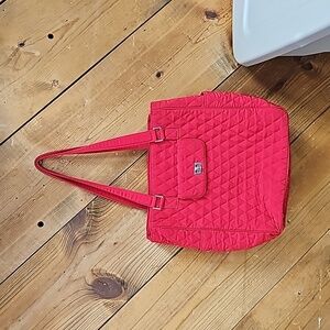 Vera Bradley quilted tote 12x13x5